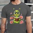 Bookworm Costume Kawaii Reading Worm For World Book Day Unisex Jersey T-Shirt