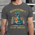 Bookworm I'm A Book Dragon Reading Books Bookish Book Lover Unisex Jersey T-Shirt