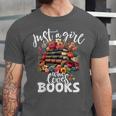 Bookworm For Women Just A Girl Who Loves Books Unisex Jersey T-Shirt