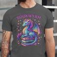 Bookwyrm Just a Girl Who Loves Dragons Books Dragon Reader Unisex Jersey T-Shirt
