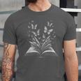 Butterflies And Book Lovers Reading Bookworm Unisex Jersey T-Shirt Butterflies And Book Lovers Reading Bookworm Unisex Jersey T-Shirt
