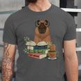 Capybara Glasses Reading Books Capybara Nerd Bookworm Unisex Jersey T-Shirt