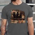 Cats Antique Books Academia Library Aesthetic Bookworm Unisex Jersey T-Shirt Cats Antique Books Academia Library Aesthetic Bookworm Unisex Jersey T-Shirt