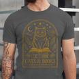 Cats And Books Because People Are Overrated Unisex Jersey T-Shirt