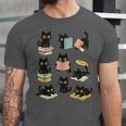 Cats Reading Books Cat Lover Unisex Jersey T-Shirt Cats Reading Books Cat Lover Unisex Jersey T-Shirt