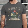 Chapter 14th Birthday Bookworm 14 Years Old For Book Lovers Unisex Jersey T-Shirt