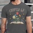 Chapter 67th Birthday Bookworm 67 Years Old For Book Lovers Unisex Jersey T-Shirt Chapter 67th Birthday Bookworm 67 Years Old For Book Lovers Unisex Jersey T-Shirt