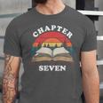 Chapter Seven Book Reading 7th Birthday 7 Year Old Unisex Jersey T-Shirt
