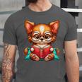 Chihuahua Reading a Book Dog Unisex Jersey T-Shirt Chihuahua Reading a Book Dog Unisex Jersey T-Shirt
