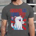 Childless Cat Ladies Vote Kamala Harris Cute Comic Book Cat Unisex Jersey T-Shirt