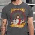 Christian Jesus Religious Sayings Catholic Introvert Unisex Jersey T-Shirt Christian Jesus Religious Sayings Catholic Introvert Unisex Jersey T-Shirt