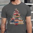 Christmas Tree Book Bookworm Unisex Jersey T-Shirt