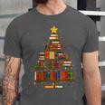 Christmas Tree Bookshelf Book Lover Library Men Women Kids Unisex Jersey T-Shirt Christmas Tree Bookshelf Book Lover Library Men Women Kids Unisex Jersey T-Shirt