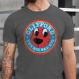 Clifford The Big Red Dog Round Distressed Logo Kids Books Unisex Jersey T-Shirt