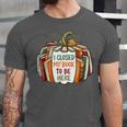 I Closed My Book To Be Here Fall Pumpkin Unisex Jersey T-Shirt