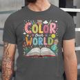 Color Our World Book Reading Program 2026 Summer Unisex Jersey T-Shirt