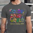 Color Our World Summer Reading 2025 Boho Wildflower Book Unisex Jersey T-Shirt Color Our World Summer Reading 2025 Boho Wildflower Book Unisex Jersey T-Shirt