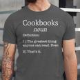 Cookbooks Cookbook Lovers Chefs Fake Definition Unisex Jersey T-Shirt