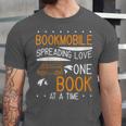 Cool Bookmobile Librarian Spreading Love One Book At A Time Unisex Jersey T-Shirt