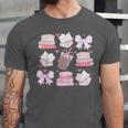 Coquette Bow Book Coffee Valentines Bookish Library Teacher Unisex Jersey T-Shirt Coquette Bow Book Coffee Valentines Bookish Library Teacher Unisex Jersey T-Shirt