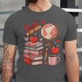 Coquette Teacher School Supplies Bows Books Globe Apple Cute Unisex Jersey T-Shirt Coquette Teacher School Supplies Bows Books Globe Apple Cute Unisex Jersey T-Shirt