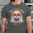 Cute 100th Day Of School 100 Days Dog Reading Book Rainbow Unisex Jersey T-Shirt Cute 100th Day Of School 100 Days Dog Reading Book Rainbow Unisex Jersey T-Shirt