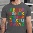 Cute ABCs Shirt Alphabet Colorful Letters Reading Books Kids Unisex Jersey T-Shirt Cute ABCs Shirt Alphabet Colorful Letters Reading Books Kids Unisex Jersey T-Shirt