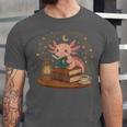 Cute Axolotl Reading Books Cozy Bookworm Unisex Jersey T-Shirt Cute Axolotl Reading Books Cozy Bookworm Unisex Jersey T-Shirt