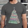 Cute Bookmas Christmas Book Tree Book Lover Teacher Unisex Jersey T-Shirt Cute Bookmas Christmas Book Tree Book Lover Teacher Unisex Jersey T-Shirt