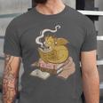 Cute Dragon Be Kind Stay Weird Read Books Unisex Jersey T-Shirt