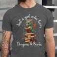 Cute Dragon Reading Book Bookworm Dragon And Books For Women Unisex Jersey T-Shirt Cute Dragon Reading Book Bookworm Dragon And Books For Women Unisex Jersey T-Shirt