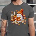 Cute Ghost Reading Book Lovers Halloween Pumpkin Women Girls Unisex Jersey T-Shirt Cute Ghost Reading Book Lovers Halloween Pumpkin Women Girls Unisex Jersey T-Shirt