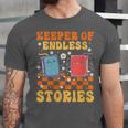 Cute Librarian Library Book Lover Keeper Of Endless Stories Unisex Jersey T-Shirt Cute Librarian Library Book Lover Keeper Of Endless Stories Unisex Jersey T-Shirt