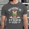 Cute Otter Reading Book Lover Sea Otters Animal Lover Unisex Jersey T-Shirt Cute Otter Reading Book Lover Sea Otters Animal Lover Unisex Jersey T-Shirt
