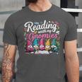 Cute Reading With My Gnomies Gnome Book Bookworm Lover Unisex Jersey T-Shirt Cute Reading With My Gnomies Gnome Book Bookworm Lover Unisex Jersey T-Shirt