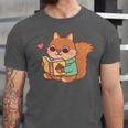 Cute Squirrel Reading A Book Lovers Anime Kawaii Women Kids Unisex Jersey T-Shirt Cute Squirrel Reading A Book Lovers Anime Kawaii Women Kids Unisex Jersey T-Shirt