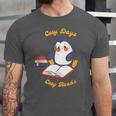 Cute Xmas Book Lover Penguin Reading Cosy Days Cosy Reads Unisex Jersey T-Shirt