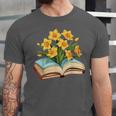 Daffodils Flowers Book Floral Unisex Jersey T-Shirt Daffodils Flowers Book Floral Unisex Jersey T-Shirt
