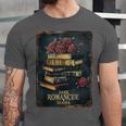 Dark Romance Reader Vintage Floral Book Lover Unisex Jersey T-Shirt Dark Romance Reader Vintage Floral Book Lover Unisex Jersey T-Shirt