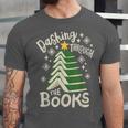 Dashing Through The Books Christmas Book Lovers Men Women Unisex Jersey T-Shirt Dashing Through The Books Christmas Book Lovers Men Women Unisex Jersey T-Shirt