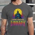 Death Gothic Support Your Local Library Lovers Book Unisex Jersey T-Shirt