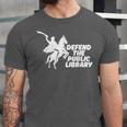 Defend Public Library Support Local Library Book Lover Unisex Jersey T-Shirt Defend Public Library Support Local Library Book Lover Unisex Jersey T-Shirt