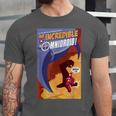 Disney Pixar The Incredibles Omnidroid Comic Book Cover Unisex Jersey T-Shirt