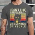 I Don't Like Morning People Introvert Introverted Antisocial Unisex Jersey T-Shirt
