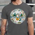 Duck Wilderness Book Reading Illustration Floral Unisex Jersey T-Shirt Duck Wilderness Book Reading Illustration Floral Unisex Jersey T-Shirt