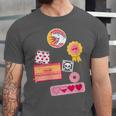 Dungeon Crawler Carl Colorful Sticker Collage LitRPG Book Unisex Jersey T-Shirt Dungeon Crawler Carl Colorful Sticker Collage LitRPG Book Unisex Jersey T-Shirt