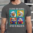 Eagle Love Reading And Eagles Child Book Lover Unisex Jersey T-Shirt Eagle Love Reading And Eagles Child Book Lover Unisex Jersey T-Shirt