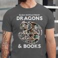Easily Distracted By Dragons Books Bookworm Women Men Kids Unisex Jersey T-Shirt Easily Distracted By Dragons Books Bookworm Women Men Kids Unisex Jersey T-Shirt