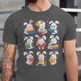 Easter Teacher Cute Bunny Reding Books Librarian Bookworm Unisex Jersey T-Shirt Easter Teacher Cute Bunny Reding Books Librarian Bookworm Unisex Jersey T-Shirt