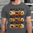 Educated Afro Women Girl Reading Book Future HBCU Grad Unisex Jersey T-Shirt